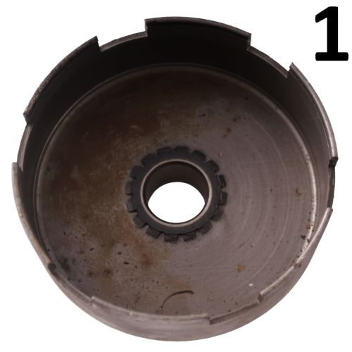 Campana con ingranaggio frizione...