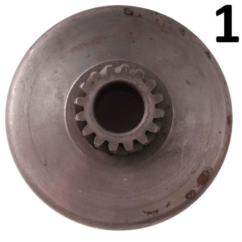 Campana con ingranaggio frizione...