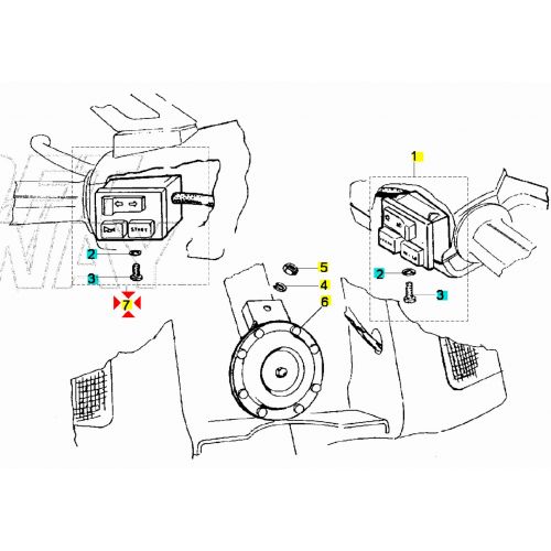 Devio luci sinistro Piaggio Cosa1...