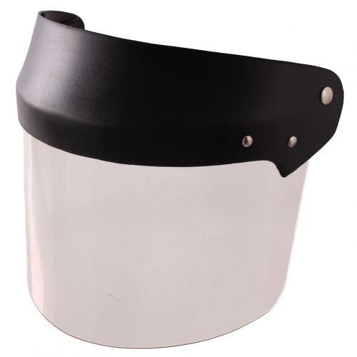 Visiera casco jet con frontino nero...