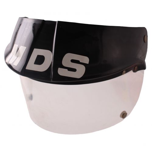 Visiera casco MDS con frontino nero