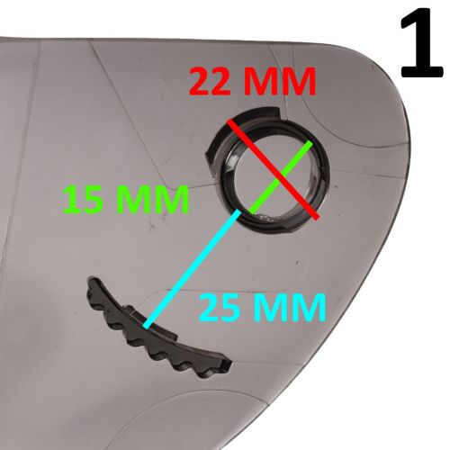Visiera casco Yamaha Hero Speed epoca