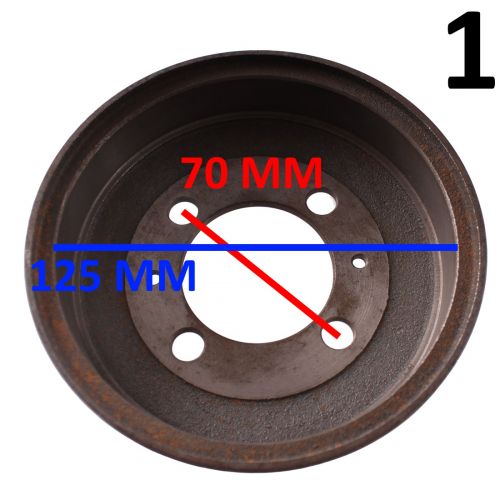 Tamburo mozzo freno anteriore Vespa