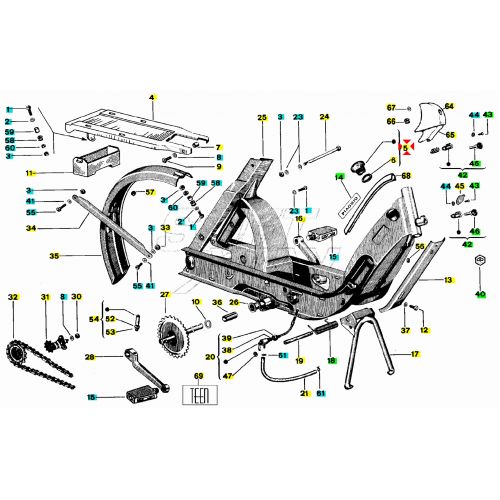 Tappo serbatoio benzina Ciao grigio e...