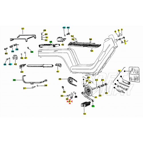 Tendicatena Piaggio SI - 1869484