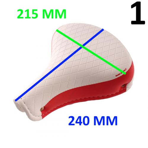 Sella bici tipo Graziella bicolor