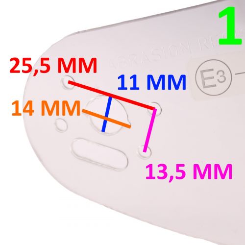 Visiera casco Bieffe 410 epoca