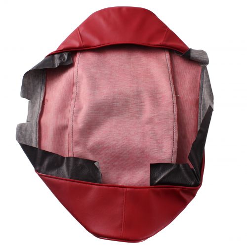 Copertina sella moto epoca rossa