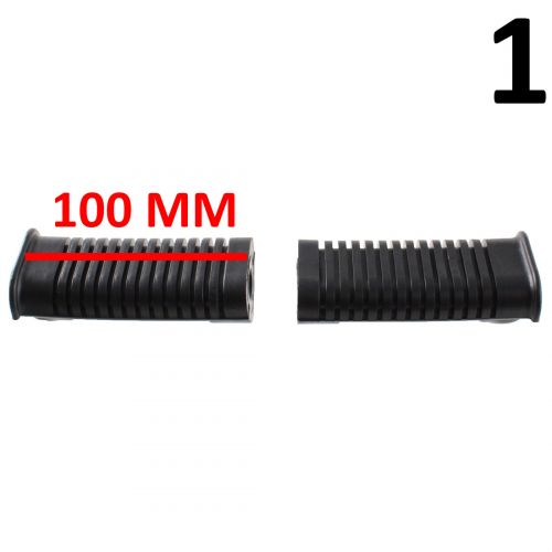 Coppia gomme pedana guidatore...