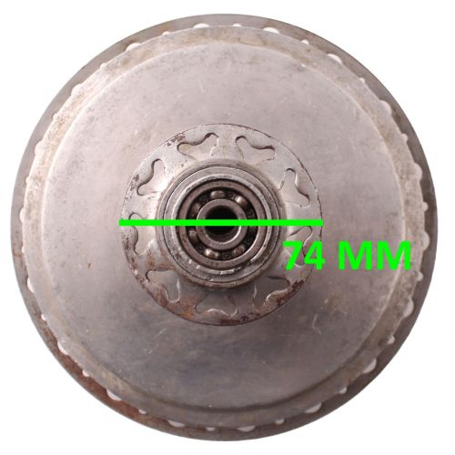 Mozzo ruota moto epoca 36 fori