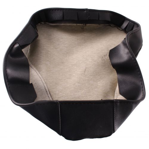 Copertina sella ciclomotore epoca nera