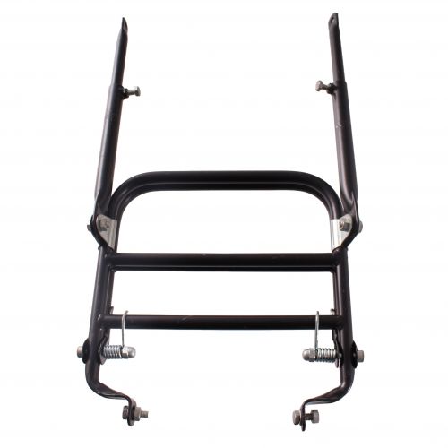 Portapacchi anteriore nero