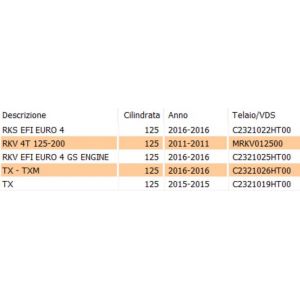 Pistone Keeway 125 RKS RKV... 2