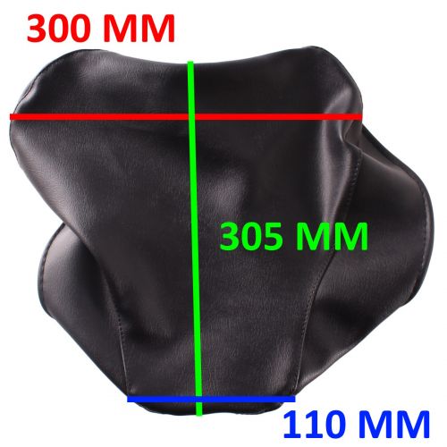 Copertina sella ciclomotore epoca nera