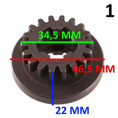Ingranaggio albero primario 18 denti...