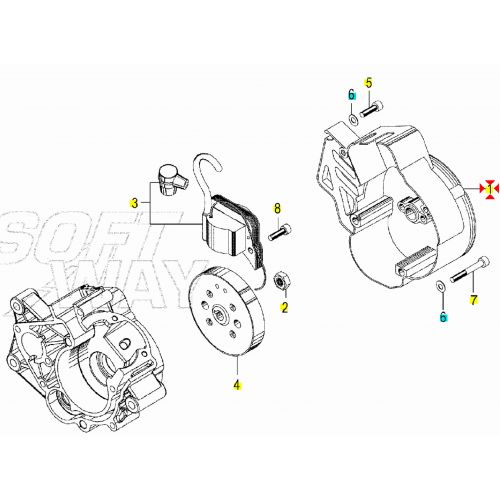 Coprivolano Malaguti Grizzly 67006200...