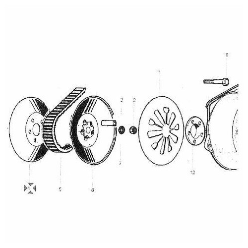 Semipuleggia condotta Vespa PK...