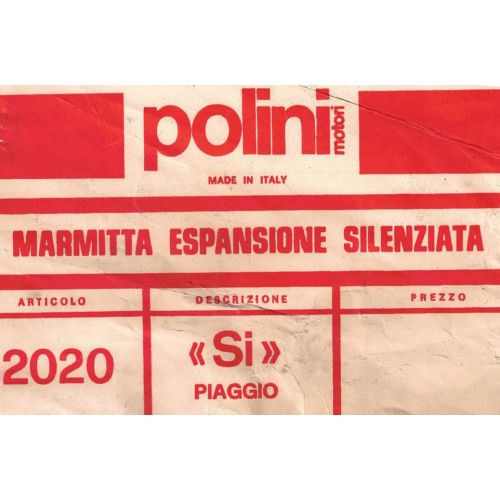 Scarico espansione Piaggio SI Polini...