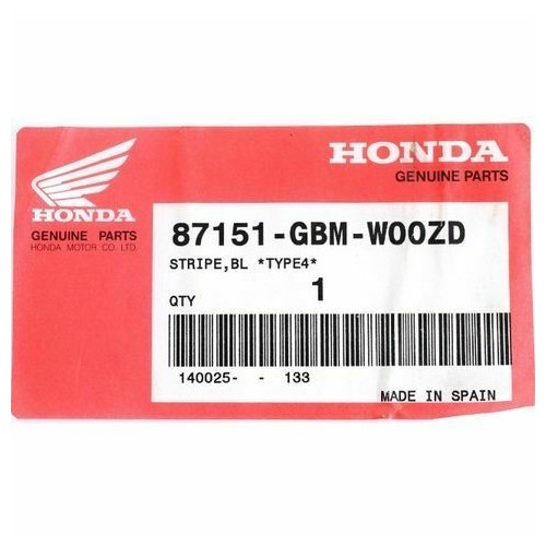 Adesivo fianchetto sinistro Honda SFX...