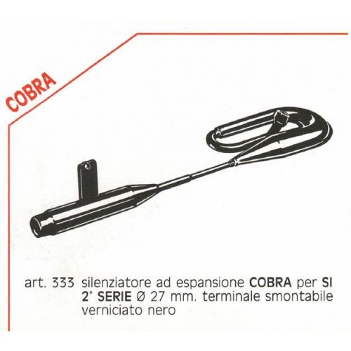 Scarico espansione Piaggio SI da 27...