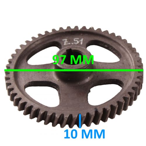 Ingranaggio campana frizione 51 denti