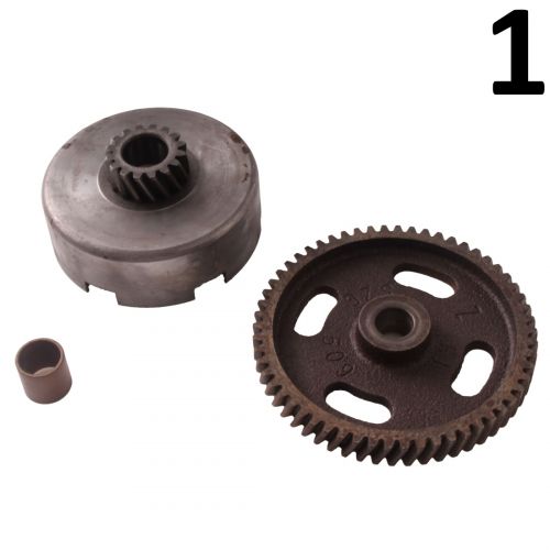 Campana con ingranaggio frizione...