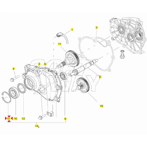 Seeger scooter Piaggio Vespa 829206