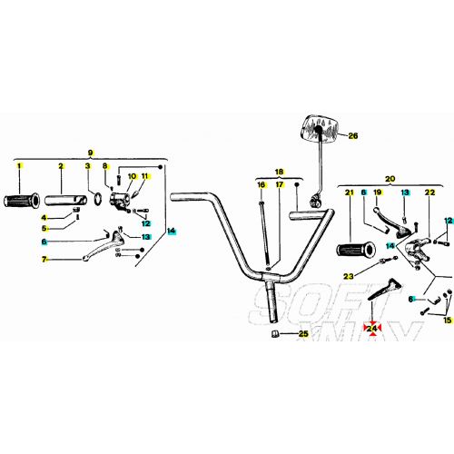 Leva alzavalvola Ciao Si Superbravo...
