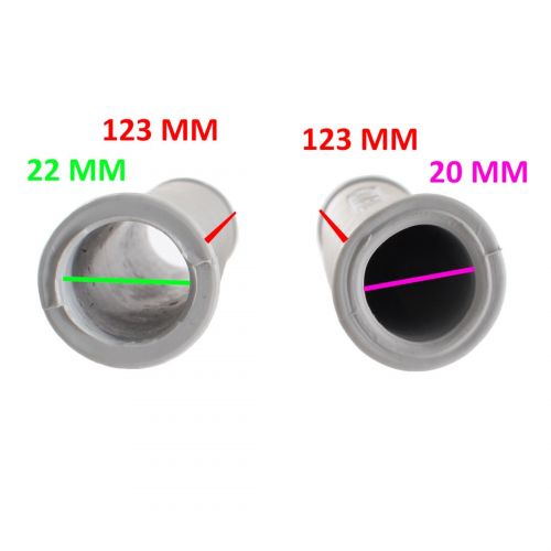 Coppia manopole grigie per Moto Guzzi