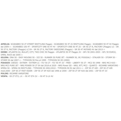 Ventola semipuleggia Polini 246030...