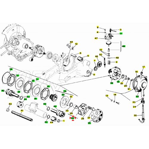 Boccolo frizione Vespa PXE e Cosa 159905
