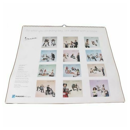 Calendario Piaggio Vespa 2004 e 2005