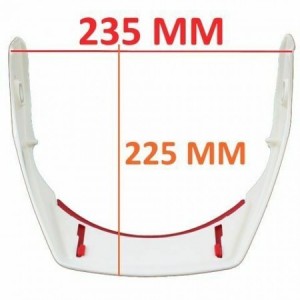 Frontino casco epoca bianco... 2