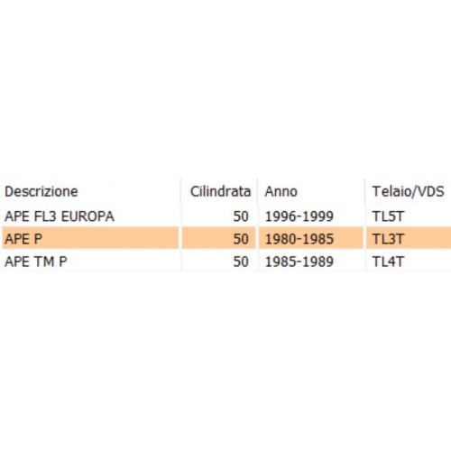 Leva retromarcia Ape 50 TM P FL3...