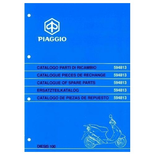 Catalogo ricambi Piaggio Diesis 100