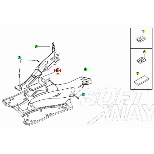 Scatola portattrezzi Aprilia SR  -...