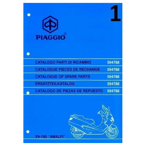 Catalogo ricambi Piaggio X9 Amalfi 180