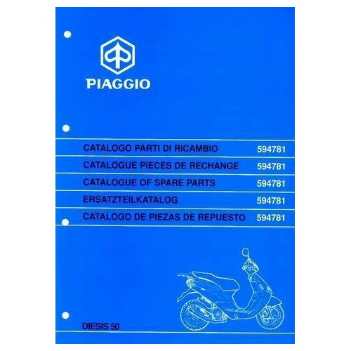Catalogo ricambi Piaggio Diesis 50