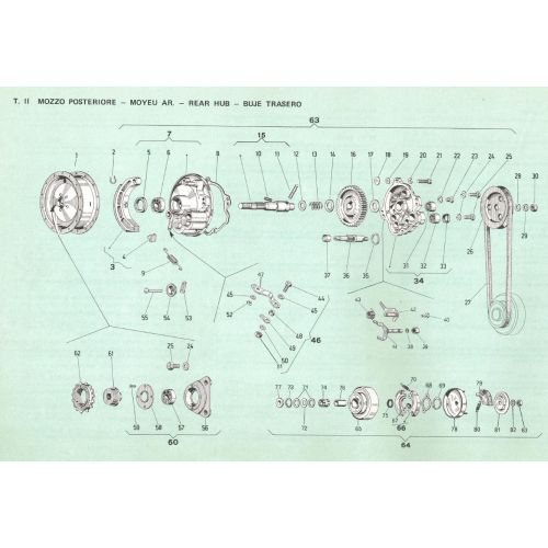 Catalogo ricambi Gilera Eco 50 1979