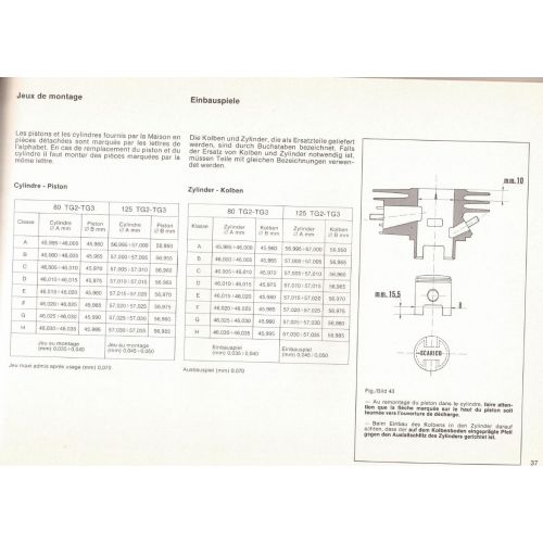 Manuale stazioni servizio Gilera TG2...