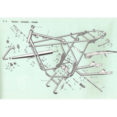 Catalogo ricambi Gilera 50 TS 1980