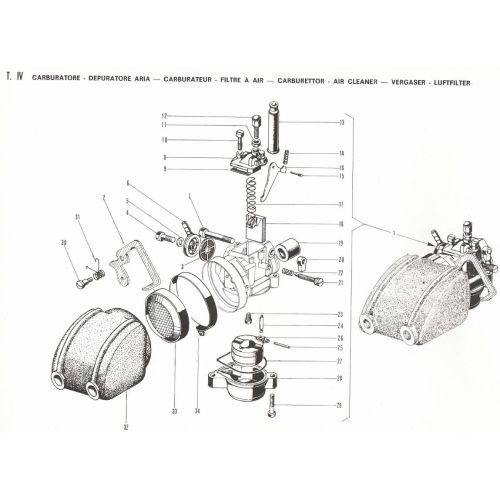 Catalogo ricambi Gilera CB1 4 marce