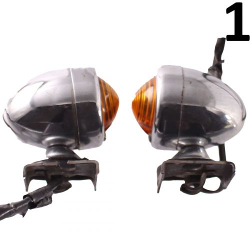 Coppia fanali per moto custom vetro...