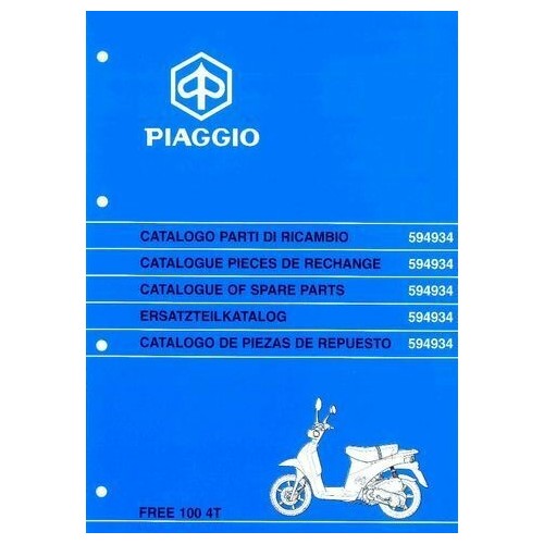 Catalogo ricambi Piaggio Free 100 a 4...