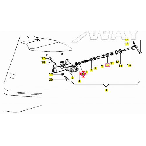 Valvola pompa freno Ape 50 TM P - 117510