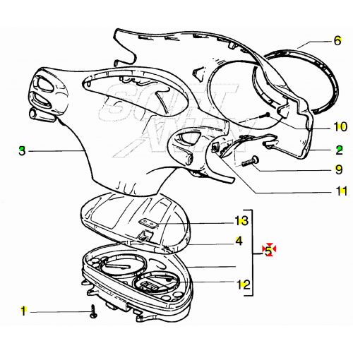 Contachilometri Piaggio Liberty 125...
