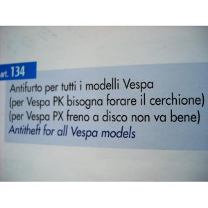 Antifurto Vespa PK e PX Viro 2