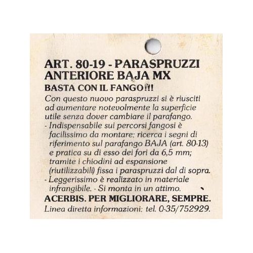 Spoiler parafango anteriore moto...