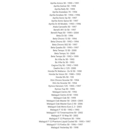 Ceppi freno scooter 50 Aprilia...