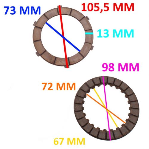 Kit dischi frizione Cagiva SXT Aletta...